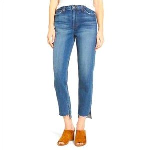 JOE’S JEANS The Debbie Boyfriend High Rise Waist Straight Step Hem Ankle